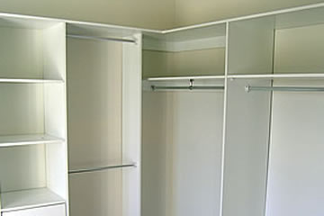 Wardrobe Internals - White Melamine